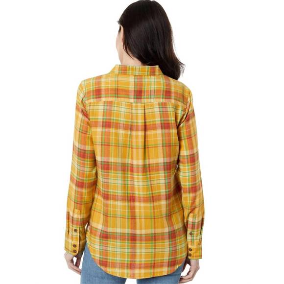 NEW TOAD&CO re-form flannel long sleeves shirt in acorn - Picture 2 of 2